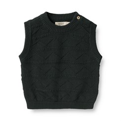 Wheat Knit vest Bobby - Navy